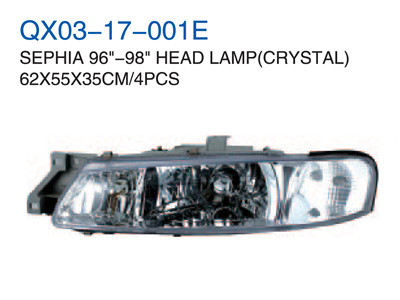 SEPHIA 96"-98"HEAD LAMP CRYSTAL