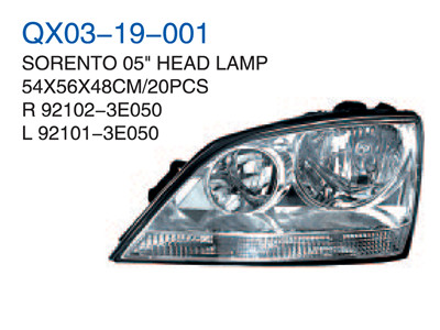 SORENTO 05" HEAD LAMP