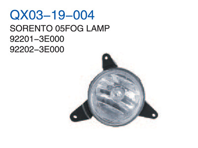 SORENTO 05" FOG LAMP