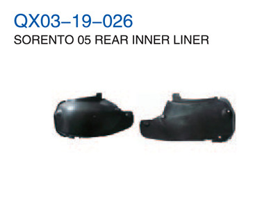 SORENTO 05" REAR INNER LINER