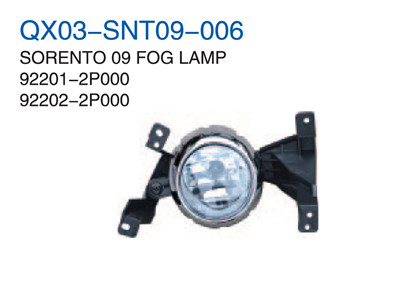 SORENTO 09" FOG LAMP