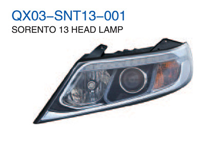 SORENTO 13" HEAD  LAMP