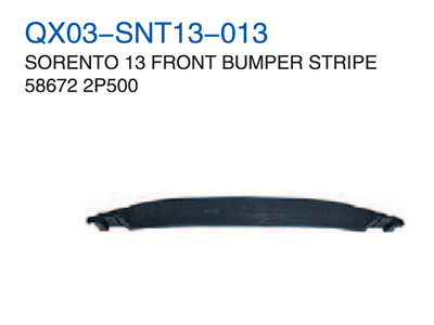 SORENTO 13" FRONT BUMPER STRIPE