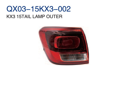 KX3 15" TAIL LAMP OUTER