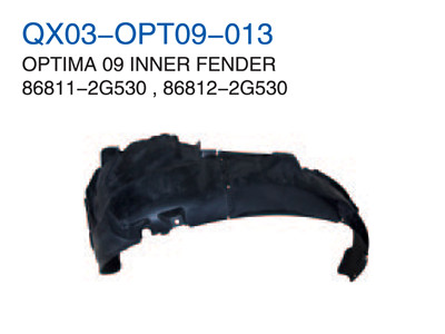 OPTIMA 09" INNER FENDER