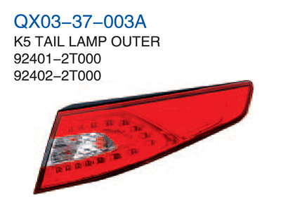 K5 TAIL LAMP OUTER