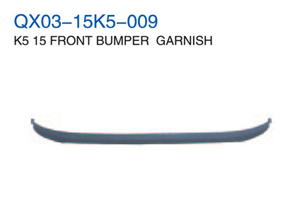 K5 15"FRONT BUMPER GARNISH