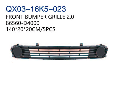 FRONT BUMPER GRILLE 2.0