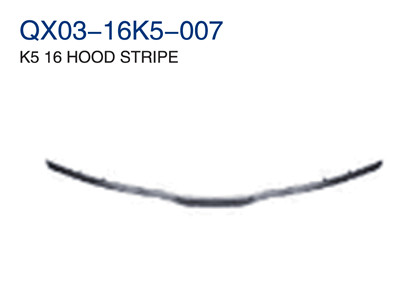 K5 16" HOOD STRIPE