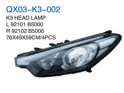 K3 HEAD LAMP