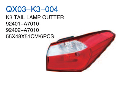 K3 TAIL LAMP OUTER