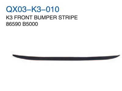 K3 FRONT BUMPER STRIPE