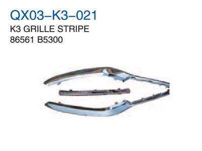 K3 GRILLE STRIPE