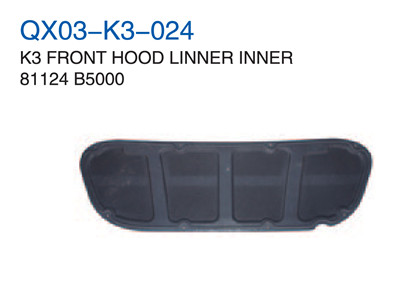 K3 FRONT HOOD LINNER INNER