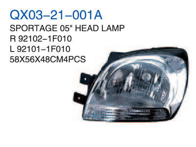 SPORTAGE 05" HEAD LAMP