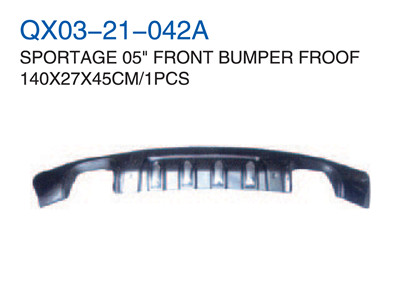 SPORTAGE 05" FRONT BUMPER FROOF