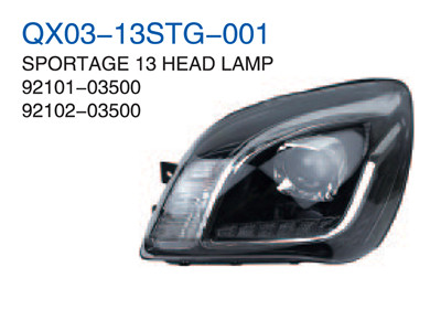 SPORTAGE 13" HEAD LAMP