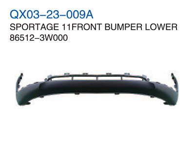 SPORTAGE 11" FRONT BUMPER LOWER