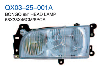 BONGO 98" HEAD LAMP