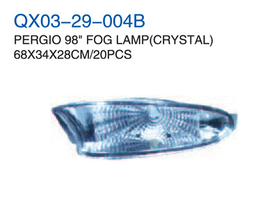 PERGIO 98"FOG LAMP CRYSTAL